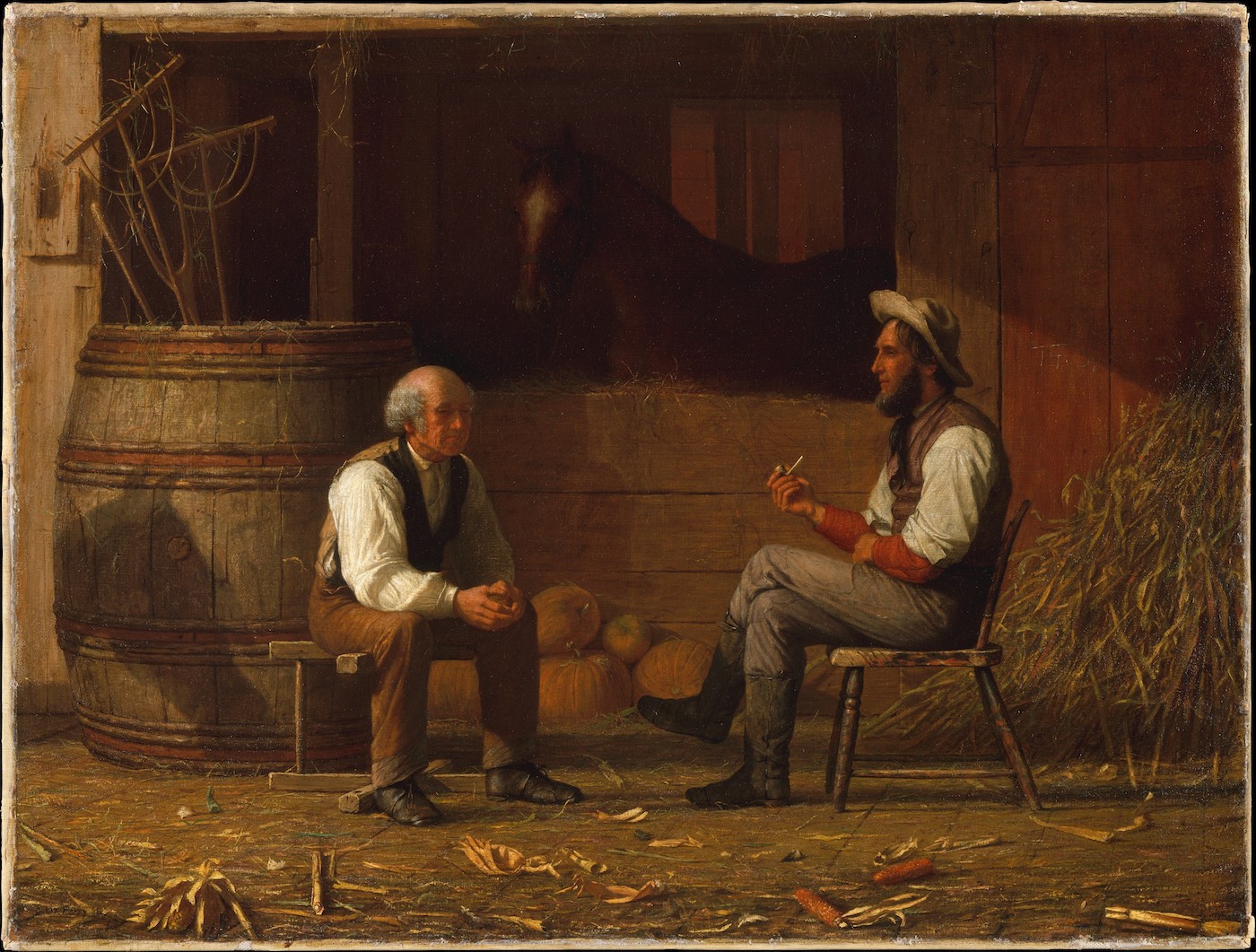  Talking It Over by Enoch Wood Perry, 1872